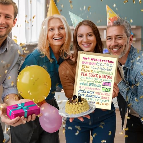 HXJFGDM A4 XXL Personalisiert Abschiedskarte für Kollegen zum Jobwechsel - Individuelle Grußkarte mit Umschlag (30x42cm) - Lustige Geschenkidee zur Verabschiedung