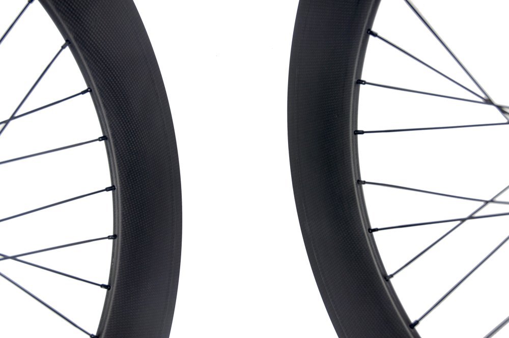 Queen Bike Carbon Fixed Gear Wheelset 700C 88mm Track Wheel Clincher Matte Finish