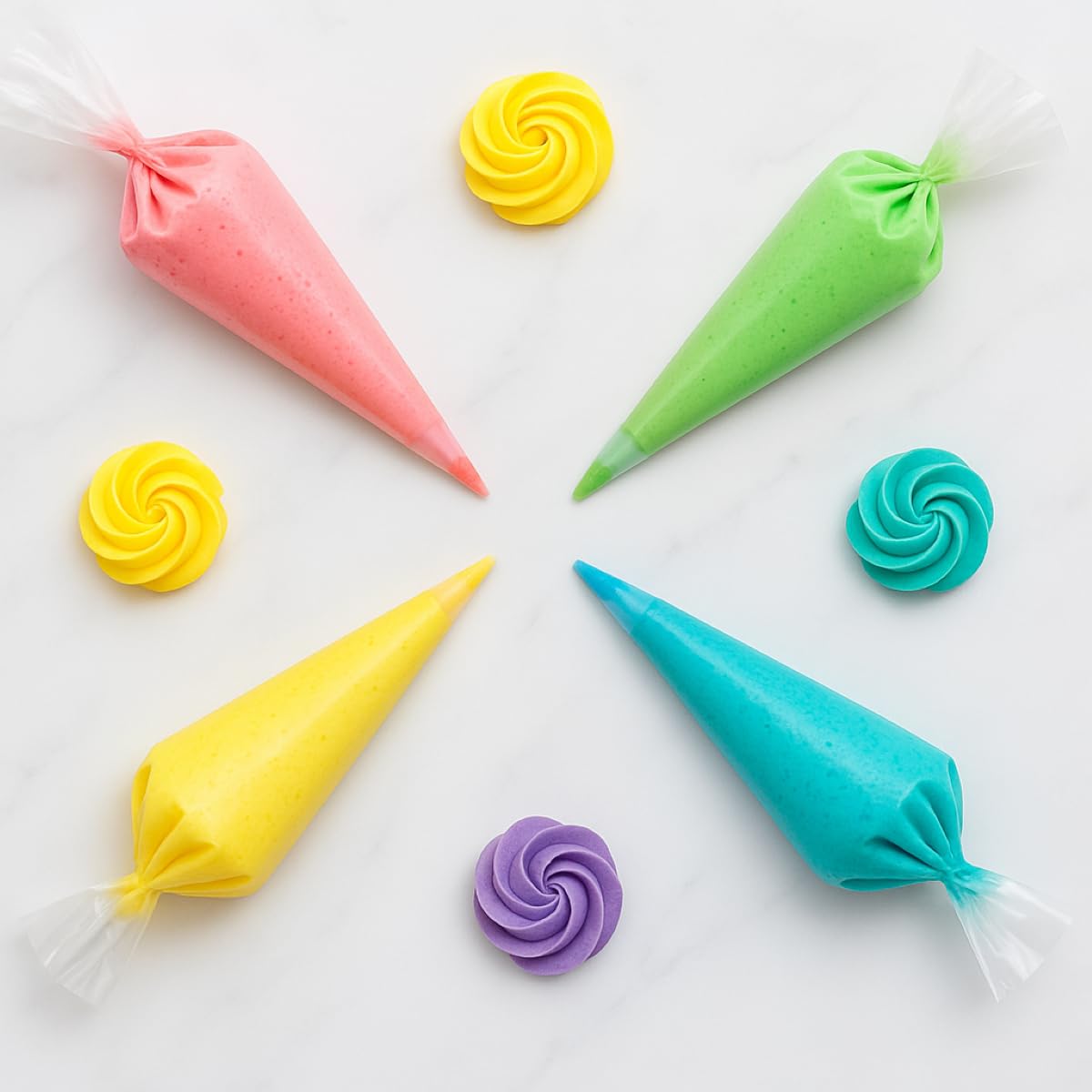 Mrs. Anderson's Baking Einweg-Spritzbeutel, BPA-frei, leicht zugängliche Spenderbox, 100 Stück