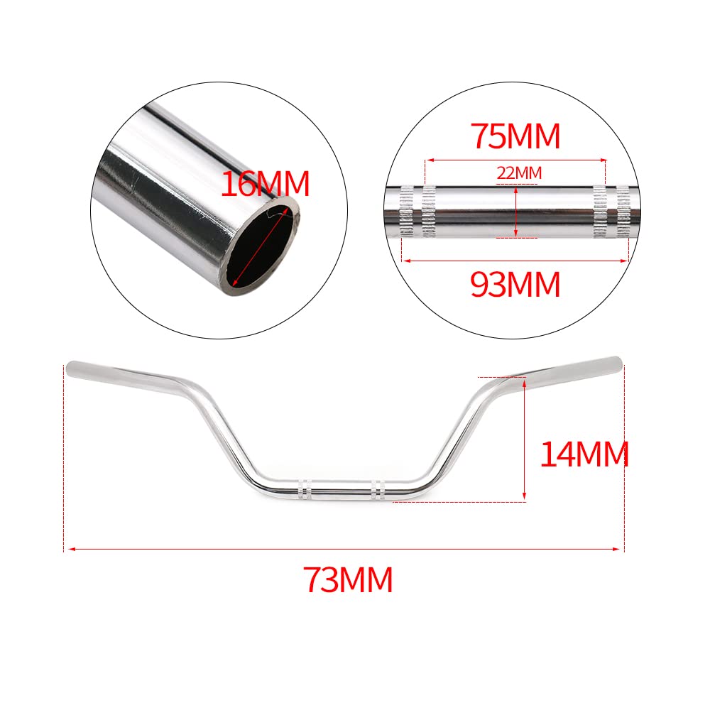AnXin Motorrad 7/8 Drag Lenker High Rise Tracker Lenker Universal Für Sportster XL 883 1200 Cruiser Bobber Custom Chopper Softail Dyna Tour Glide Road CG125 Schwarz