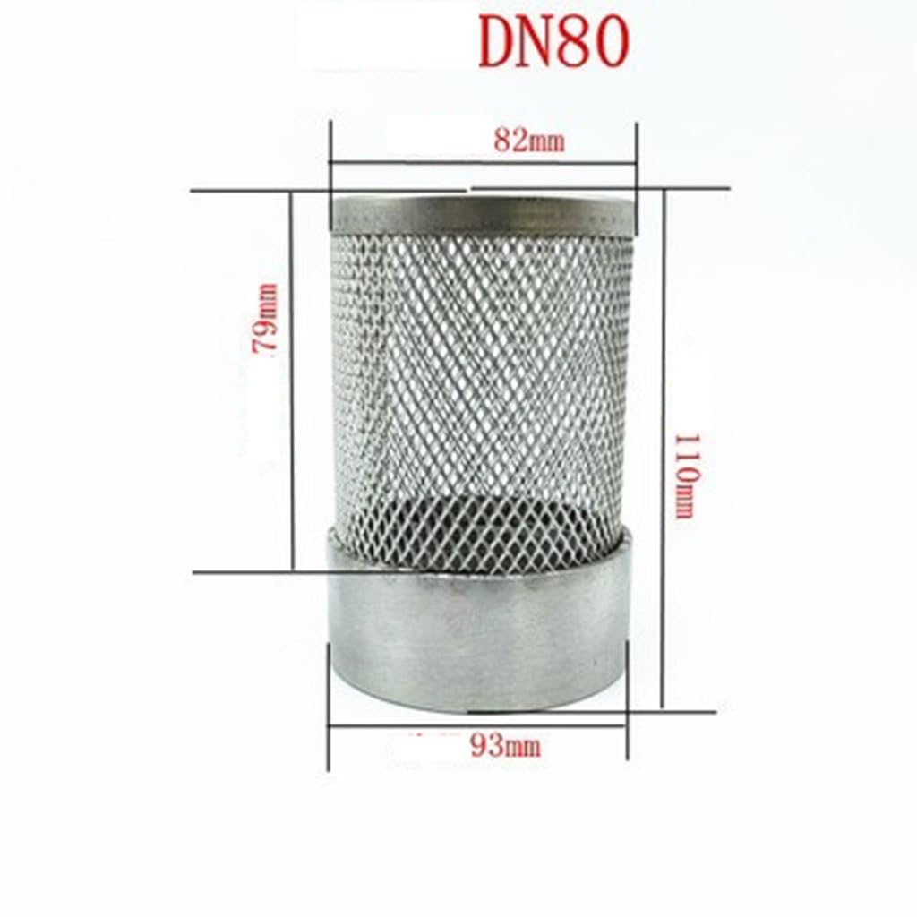 1 filtro de manguera de agua en línea de acero inoxidable | Rosca Hembra de 1/2" a 4" for Riego de Jardines(3inch)