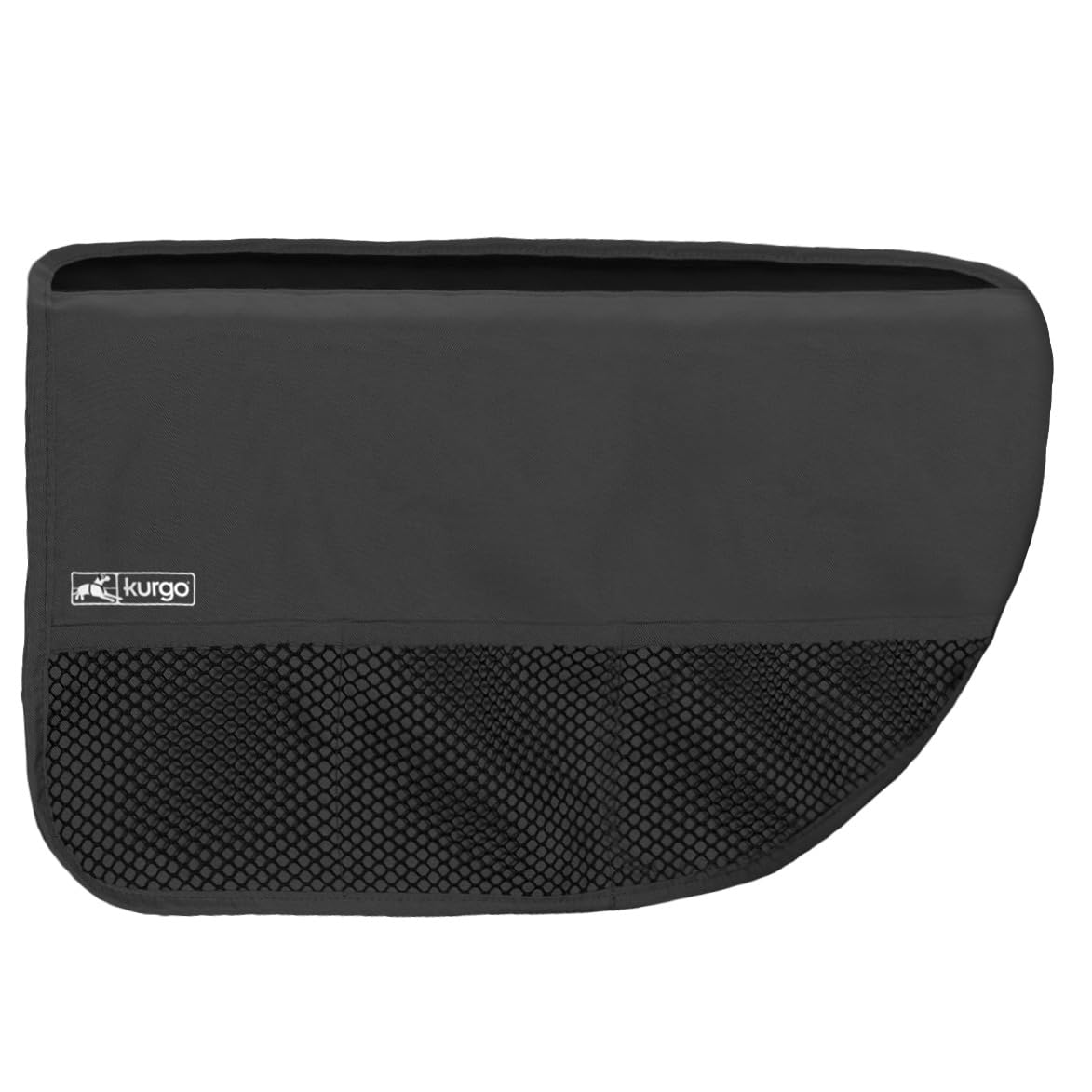 Kurgo Housse de porte de voiture pour chiens, protège les portes de voiture des griffes de chien et de la saleté, avec poches, taille réglable, noir
