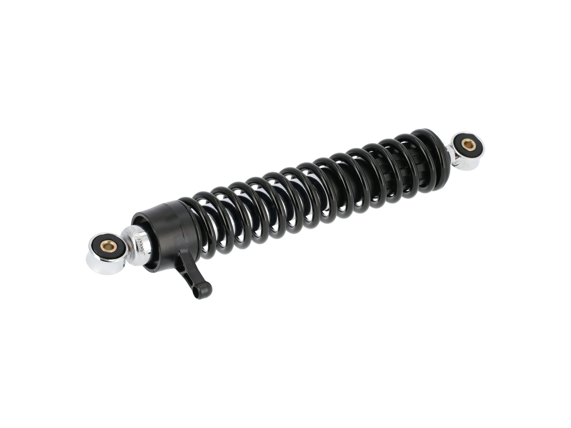 ZT-Tuning Set: Federbeine 360mm, Feder schwarz, verstellbar - für Simson S50, S51, S70, S53, S83 Enduro