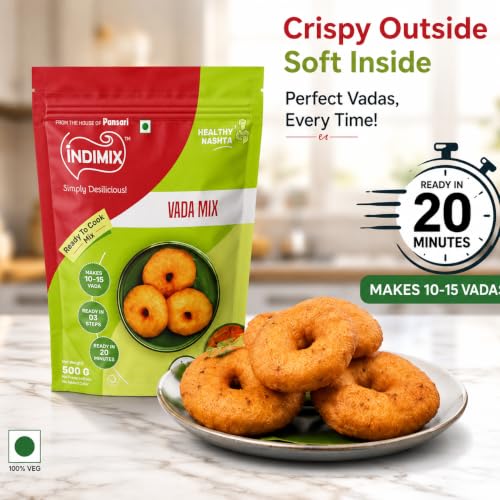 Image of INDIMIX Ready to Cook Vada Mix 500 g (From the house of Pansari)