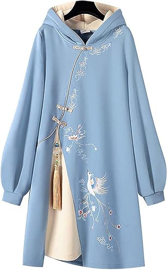 Amazon Jiteesiky ランイーク ファッション パーカー フード付き 重ね着風 パーカーワンピース 中華風 パーカーワンピース 刺繍 チャイナドレス ゆったり 長袖 カジュアル ユニック デザイン コーデ 鶴柄 ゆったり トップス チャイナ服 春 秋 冬 トレーナー パーカー Amazon Jiteesiky ランイーク ファッション パーカー フード付き 重ね着風 パーカーワンピース 中華風 パーカーワンピース 刺繍 チャイナドレス ゆったり 長袖 カジュアル ユニック デザイン コーデ 鶴柄 ゆったり トップス チャイナ服 春 秋 冬 トレーナー パーカー