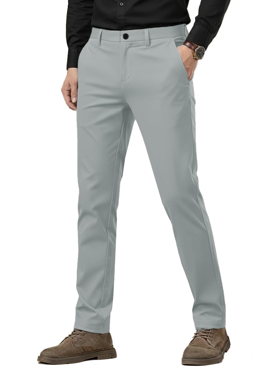 toplot Men’s Cotton Casual Pants | Comfortable Office Wear Trouser for Men (5279)-picture-13