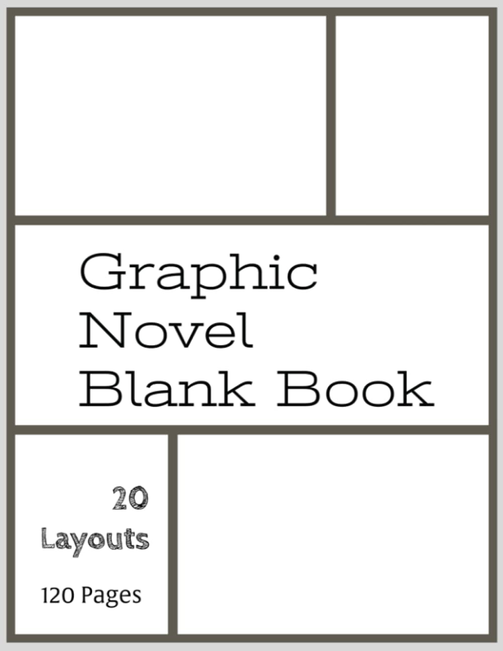 Graphic Novel Blank Book: Cream Paper Version - Blank Comic Book For Adults, Teenagers or Kids Create your own Comic Book with this Comic Book ... pages and 20 layouts. Dimensions 8.5 x 11 in.