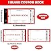 gisgfim Blank Coupon Book 30 Personalized Vouchers Booklet for All Occasions 3x5.4 Inch Gift Vouchers Birthday Books for Fill In Your Own Coupons Ideas for Him Her Mom Dad Friends (1 Pad)