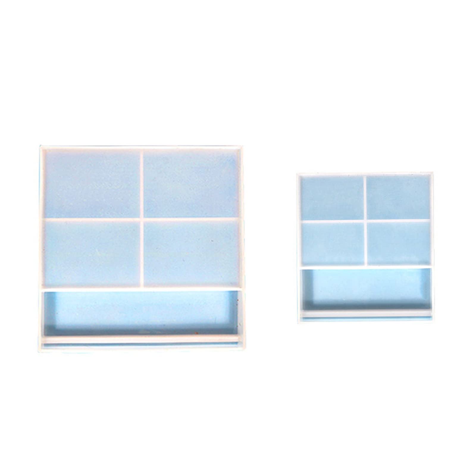 NEWFT Photo Frame Resin Mold,Rectangle Silicone Epoxy for Casting,Photo Frame Mold for Crafts,Home/Table Decorations