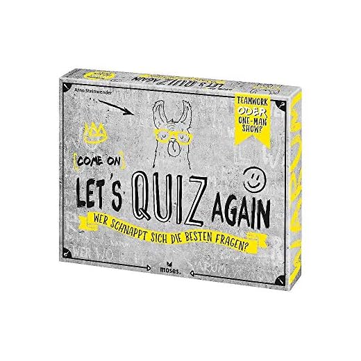 Kosmos 691202 - Blitzdings Familienspiel 7 Moses 90136 (Come on) Let's Quiz Again | Wer schnappt Sich die besten Fragen | Quizspiel ab 12 Jahren, Mehrfarbig