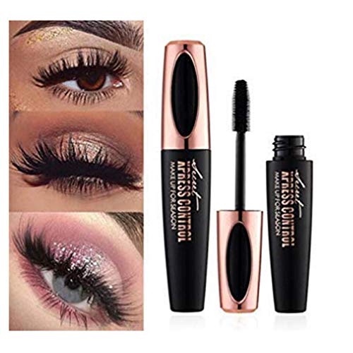Zippem 4D Silk Fiber Lash Mascara, Lengthening and Thick, Long Lasting, Waterproof, All Day Exquisitely Lush, Full, Long, Thick, Smudge-Proof Eyelashes (7 days delivery)