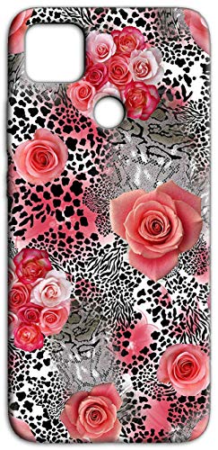 Mixroom - Funda Back Case de TPU silicona blanda para Realme C21Y C21 Y Fantasia 819 Rose Roja U819