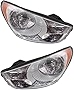 CarLights360: Fits 2010 2011 2012 2013 Hyundai Tucson Headlight Assembly Driver and Passenger Side CAPA Certified w/Bulbs | HY2502158 HY2503158
