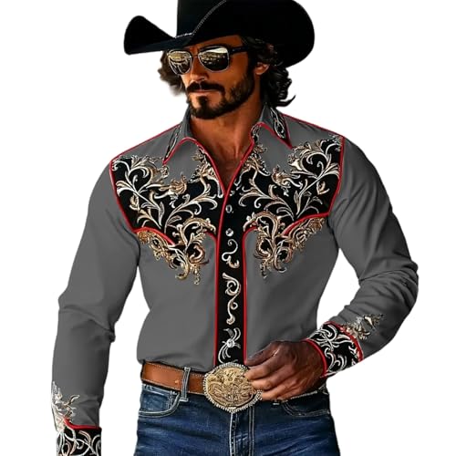 Chemise en jean western à séchage rapide pour un confort optimal au quotidien