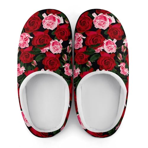 Halloween Green Eyes Black Birds Cat House Slippers For Woman Ladies Memory Foam Bedroom Slipper Outdoor Slip-On Shoes3