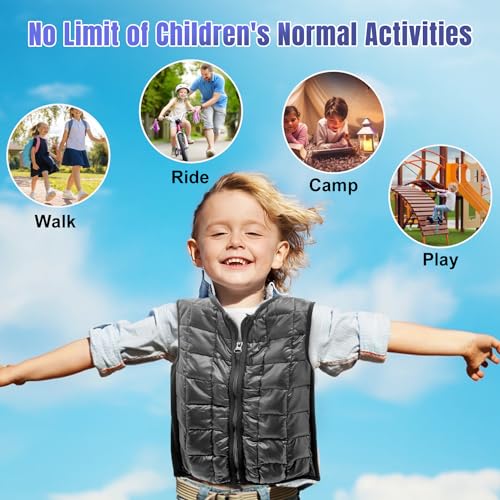 Vest for Kids, Weig hted Vest for Kids, Soft & Breathable Seneory Support for Children for Warmth And Comfort, Lightweight & Durable for Active Play (Small)2