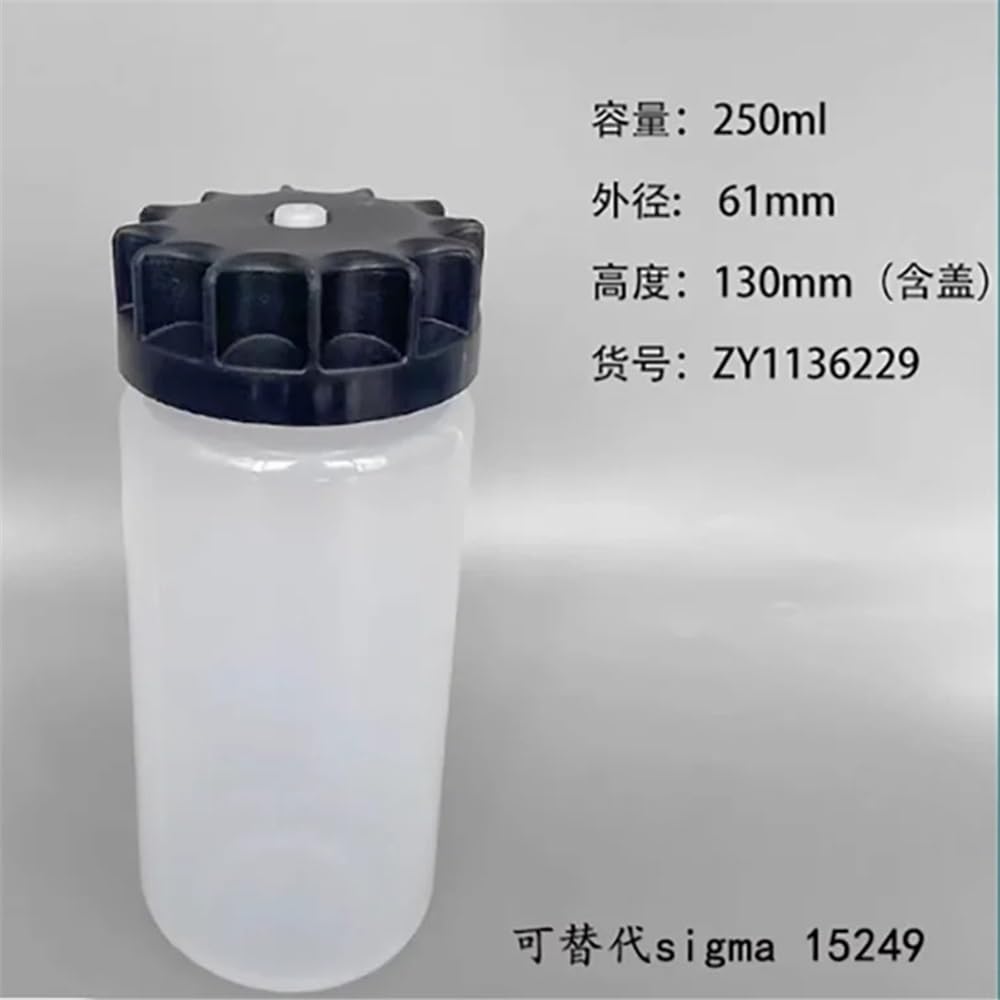 Szkło laboratoryjne Butelka odśrodkowa 250 ml, uniwersalna butelka do wirowania o dużej prędkości, 27500xg (61 x 130 mm)