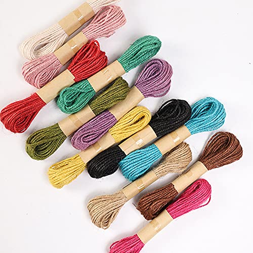 Natural Brown Jute Cord 1 mm x 120 m Jute Twine, Garden Cord