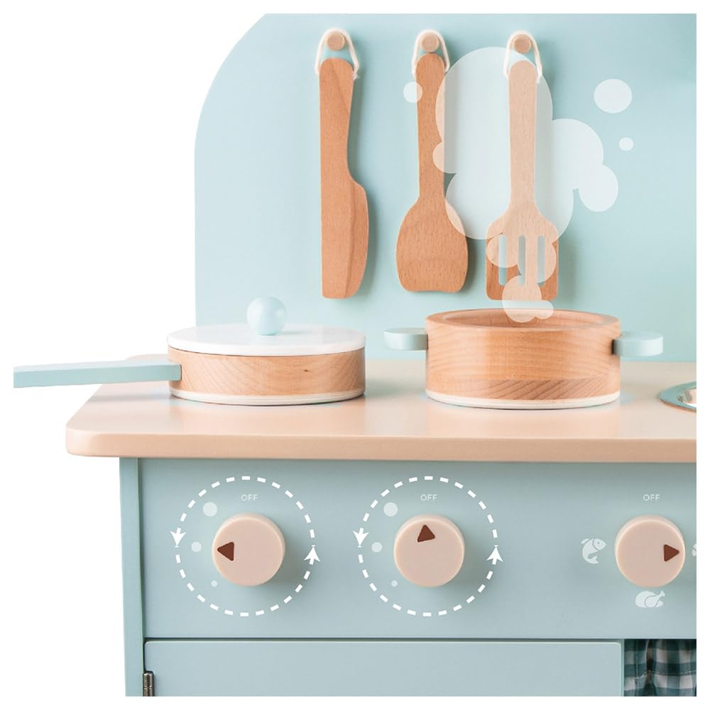 Classic World Retro Kitchen Playset, Blu