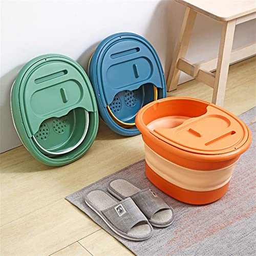 Masajeador para pies plegable con bañera portátil verde miniatura 3