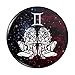 Gemini Twins Zodiac Sign Horoscope in Space Pinback Button Pin