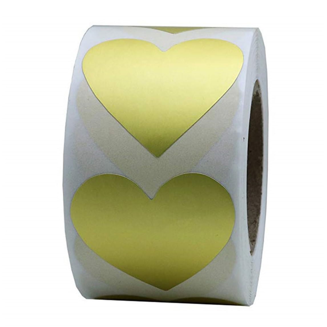 Pegatizas de decoración del hogar Valentín Valentín Pegatizas del corazón Auto adhesivo Etiqueta de corazón dorada amor pegatinas decorativas