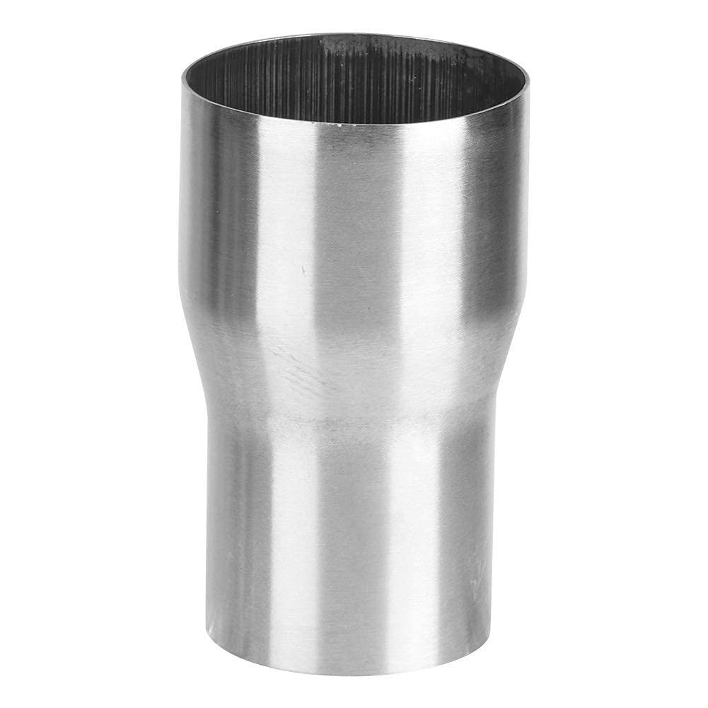 Auspuffrohradapter, Autoauspuffspitze, Universal-Edelstahl-Auspuffrohrverbinder, Rohradapter, Reduzierstück, Modifiziertes Teil(63-76MM)