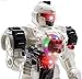 WolVolk 10 Channel Remote Control Robot Police Toy with Flashing Lights and Sounds, Great Action Toy for Boys
