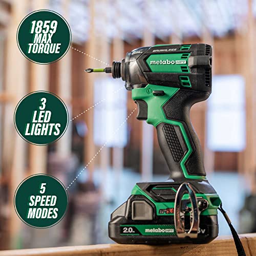 Metabo Hpt 18V Multivolt™ Cordless Triple Hammer Bolt Impact Driver | Tool Only - No Battery | Wh18Dcq4 #TOP1