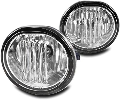 Bumper Driving Fog Lights Lamps Chrome Compatible With 2003-2008 Matrix