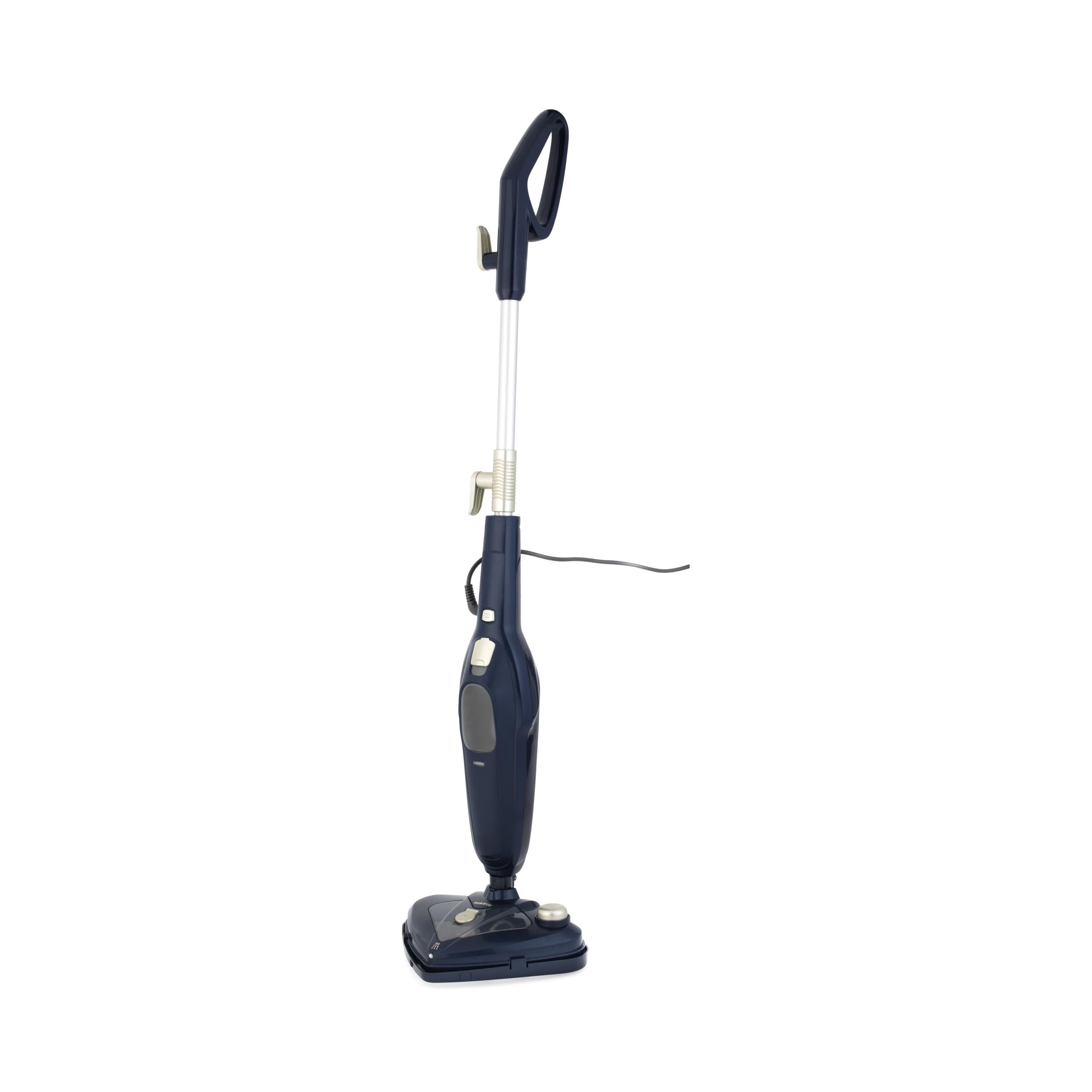 Beldray Detergent Steam Cleaner - Multi Surface Steam Mop, Dual Tank System 350ml Water Tank, 400 ml Detergent, Chemical Free Cleaning, 180° Swivel Head Includes Accessories, 25 Second Heat Up, 1300W