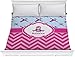 RNK Shops Personalized Airplane Theme - for Girls Comforter - King