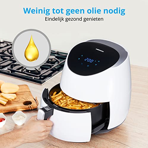 XXL Airfryer MD 19279, Vetvrij frituren, Digitaal bedieningspaneel, 8 Automatische programma's, 2000W Vermogen - Afbeelding 5
