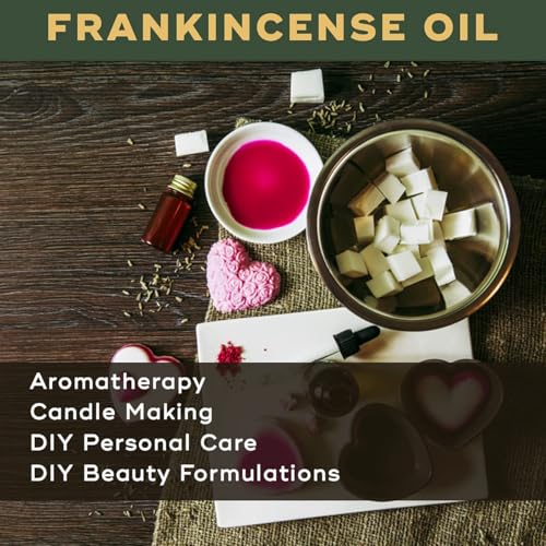 Image of Frankincense Essential Oil - Therapeutic & Cosmetic Grade - 5L For Aromatherapy, Diffuser, Soap Making, Cosmetic Making, Lotions, Creams, DIY Personal Care For Face, Hair, Skin & Body