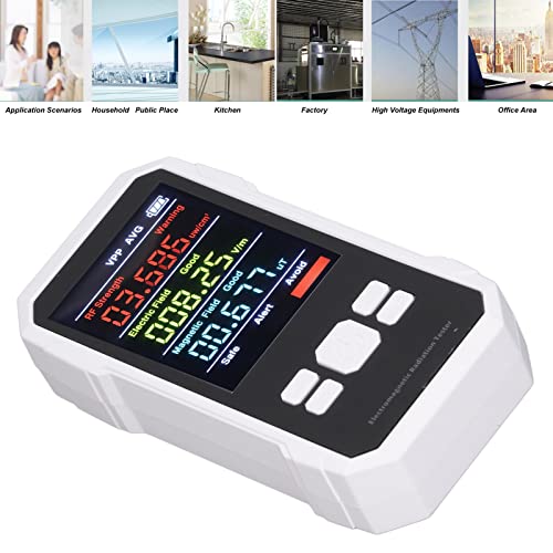 Medidor EMF digital portátil flexman para radiación electromagnética miniatura 2