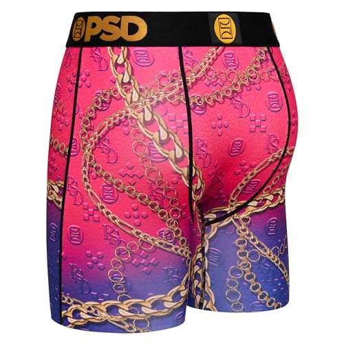 PSD Men's Bright Luxe Boxer Briefs, Multi, S3