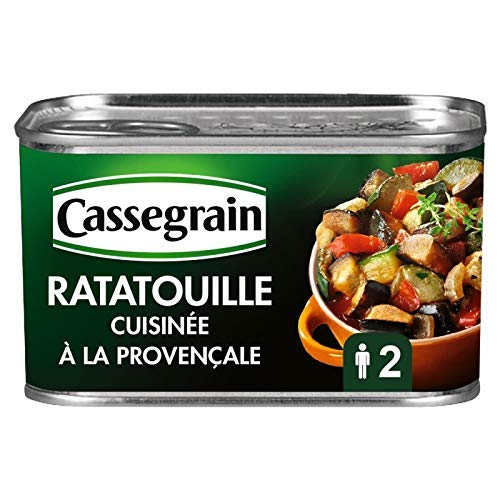 CASSEGRAIN - Ratatouille Cuisin À La Prov À L'Huile D'Olive Vierge-Extra 2% 380G - Lot De 2 - meilleure offre