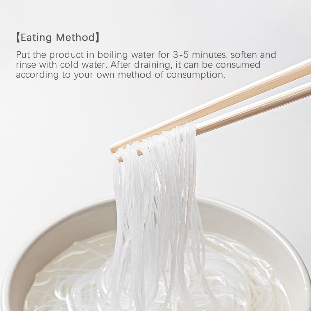 SIJIYUNLI-Longkou Vermicelli 100g/3.5oz glass noodles, fat free, low calorie, alternative to pasta