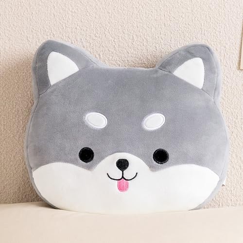 Image of Lazada Kids Pillow Plush Husky Pillow Plush Pillows Toy Soft Gift Baby Girl Gifts 10 Inches…