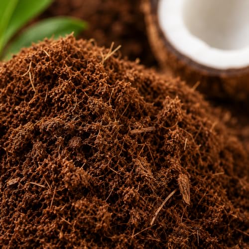 Image of Premium Decompressed Coco Peat Powder for Plants | Ready to Use Natural Coconut Coir Growing Medium | High Water Retention,Seed Germination, Potting Mix, Indoor & Outdoor Plants 1kg