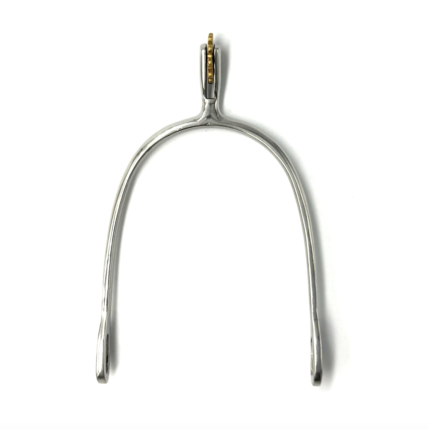 Equine Smile ES1058 ErgoSpur Wheel Spores Sun Wheel Spores with Sun Wheel Copper Rowel Riding Spurs Riding Spurs Track High Quality Stainless Steel (Men 40 mm) - Image 3