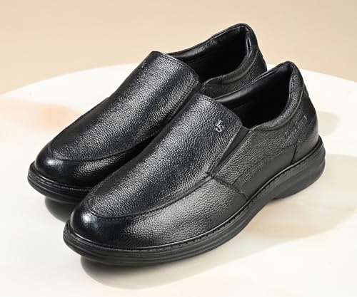 Image of LOUIS STITCH Men's Formal Slip-On Shoes | The Comforter Series | Ultra-Lightweight Slip-On Shoes for Men| Perfect for Business, Formal & Occasion Wear | LSLXPDSO