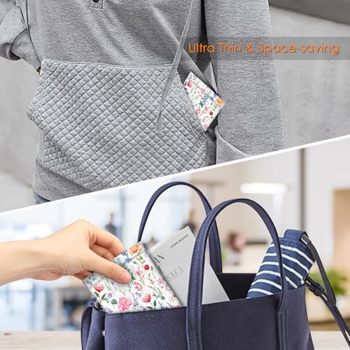 Image of FINTIE Soft Eyeglasses Case with Cleaning Cloth, Portable Squeeze Top Vegan Leather Glasses Pouch, Sunglasses Eyewear Bag