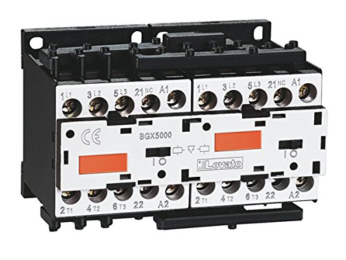 Lovato Electric 11BGR0901D024 Reversing Contactor, BGR09.01D, 24V