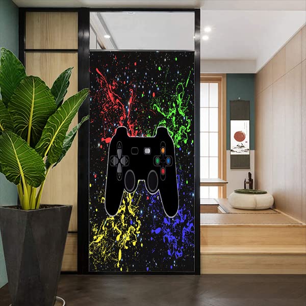 Película decorativa para ventana Teens Modern Gamer 17.7x23.6 pulg miniatura 5