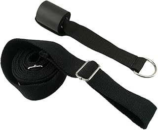 CLISPEED 2pcs The Flex Belt Stretchy Belt Workout Belt D Ring Yoga Strap D Ring Belt for Yoga Adjustable Yoga Strap Fitness Band Elastic Band Stretch Strap Stretch Band Exercise Belt Sports