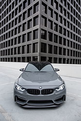 Image of HOME13 Vinyl Wrap Sheet for Car & Bike Self Adheisve Vinyl Wrap Sticker & Decal Roll Film Air Release Bubble Free (24x120 Inches, Nardo Grey Gloss)