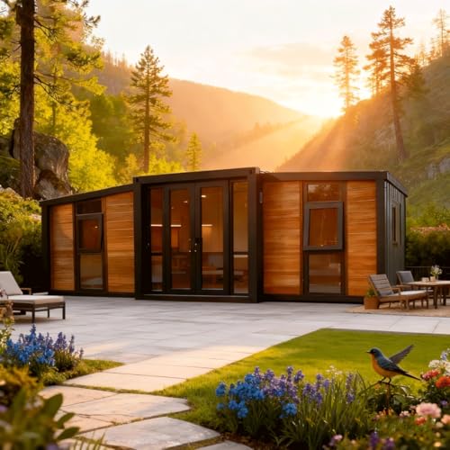 20ft Prefab Expandable Tiny Home for Sale 2 Bedroom 1