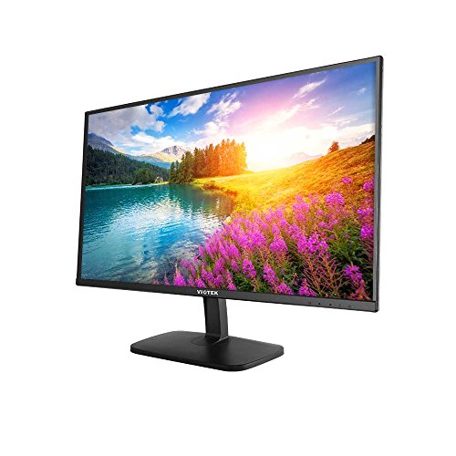 VIOTEK H270 27 Inch Ultra Thin Computer Monitor with Frameless LED Display 1920 x 1080p 60Hz and 5ms with HDMI and VGA, VESA