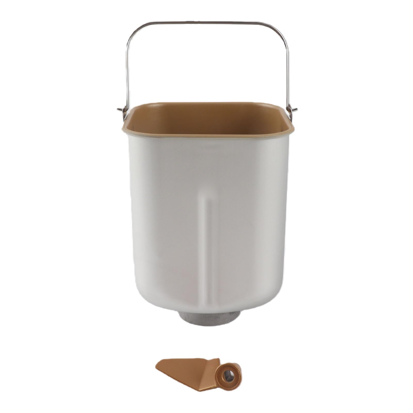 Cubo para Máquina de Pan Premium con Revestimiento Antiadherente para Hornear sin Esfuerzo - Aleación de Aluminio de Grado Alimenticio 580 G